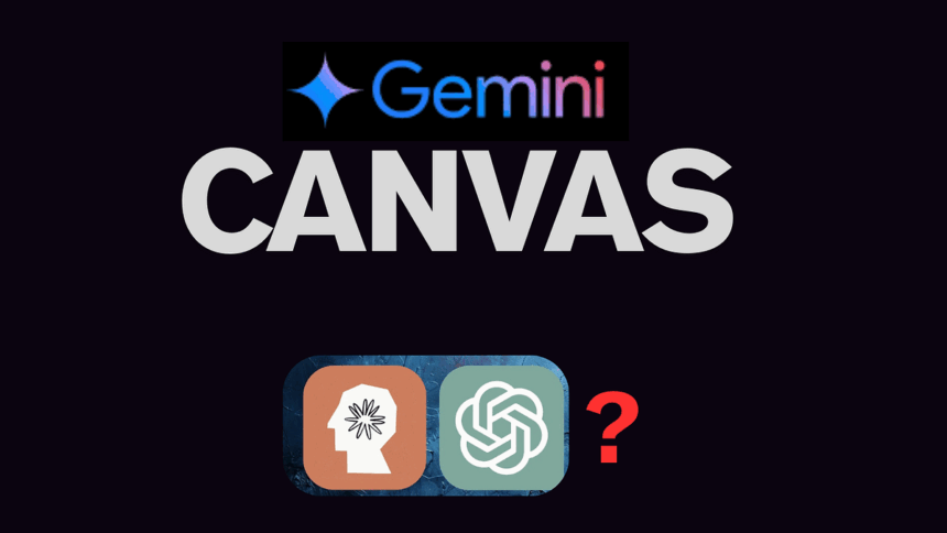 Gemini Canvas Donnez vie à vos idées sous forme d'applis, de jeux, d'infographies et plus encore