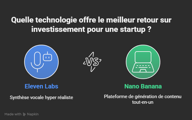 Coûts vs retour sur investissement : vaut-il la peine d’adopter Eleven Labs ou Nano Banana pour une startup ?