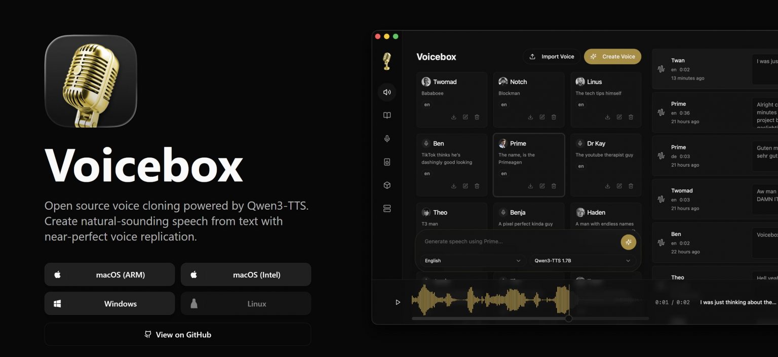 Comparaison : Voicebox vs ElevenLabs