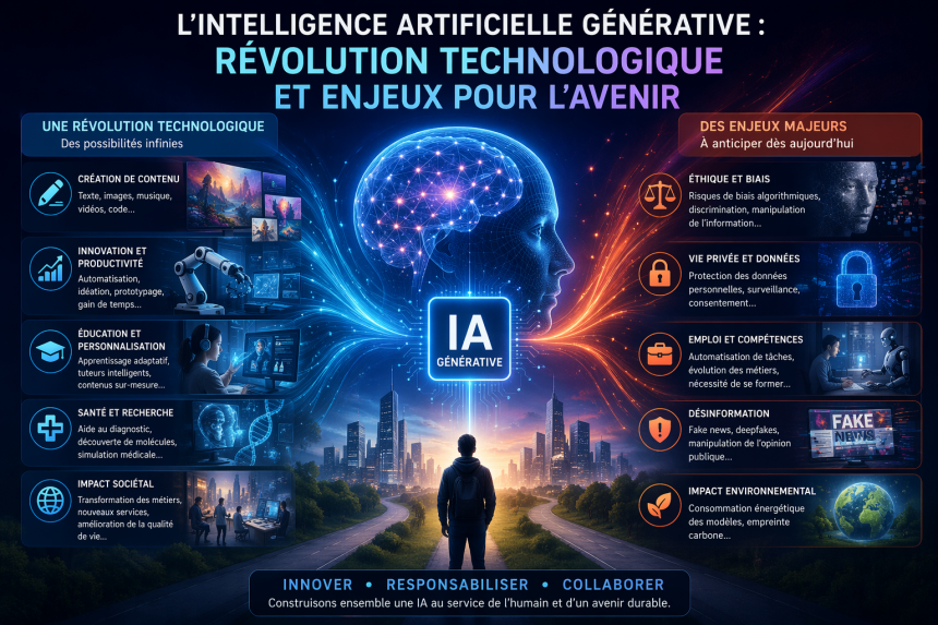 L’Intelligence Artificielle Générative : Révolution Technologique et Enjeux pour l’Avenir